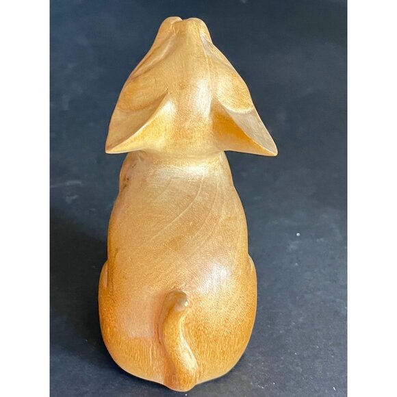 2 Handcrafted Wooden Cat Figurine 1 Signed Watson Boho Kitty Lover - Picture 8 of 10